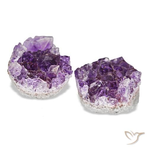 Achetez naturel 13,31ct violet druse d'améthyste gems, forme fantaisie, en provenance brésil chez gemselect. en stock, livraison internationale!