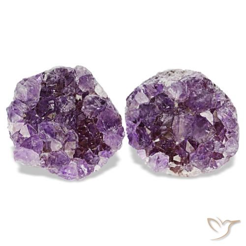 Druse d'améthyste violet de 17,81 ct, fantaisie, opaque