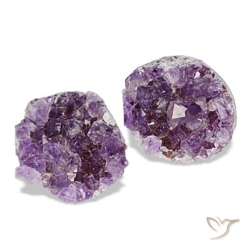 Achetez naturel 17,81ct violet druse d'améthyste gems, forme fantaisie, en provenance brésil chez gemselect. en stock, livraison internationale!