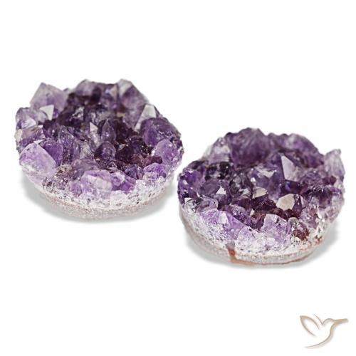 Achetez naturel 17,81ct violet druse d'améthyste gems, forme fantaisie, en provenance brésil chez gemselect. en stock, livraison internationale!