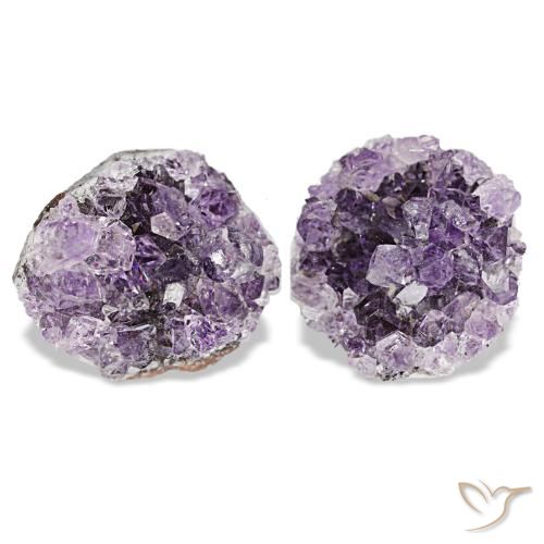 Achetez naturel 14,89ct violet druse d'améthyste gems, forme fantaisie, en provenance brésil chez gemselect. en stock, livraison internationale!
