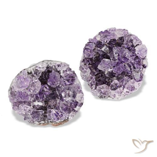 Achetez naturel 14,89ct violet druse d'améthyste gems, forme fantaisie, en provenance brésil chez gemselect. en stock, livraison internationale!