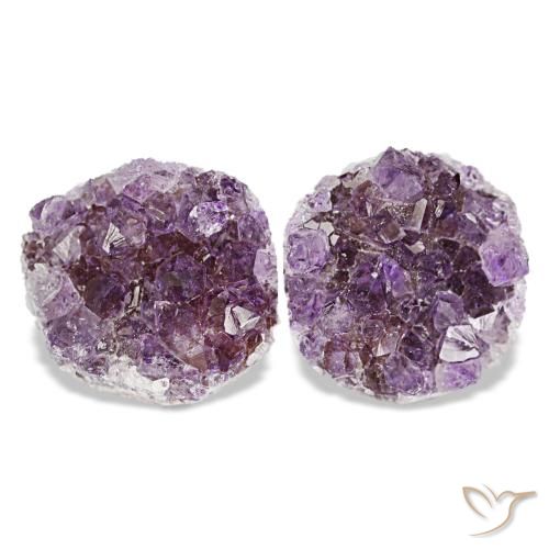 Druse d'améthyste violet de 14,93 ct, fantaisie, opaque