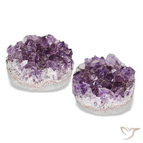Achetez naturel 14,93ct violet druse d'améthyste gems, forme fantaisie, en provenance brésil chez gemselect. en stock, livraison internationale!