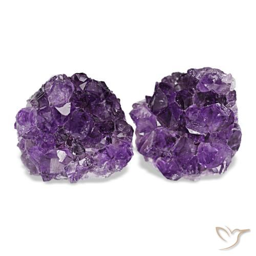 Achetez naturel 14,86ct violet druse d'améthyste gems, forme fantaisie, en provenance brésil chez gemselect. en stock, livraison internationale!