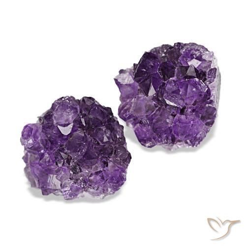 Achetez naturel 14,86ct violet druse d'améthyste gems, forme fantaisie, en provenance brésil chez gemselect. en stock, livraison internationale!