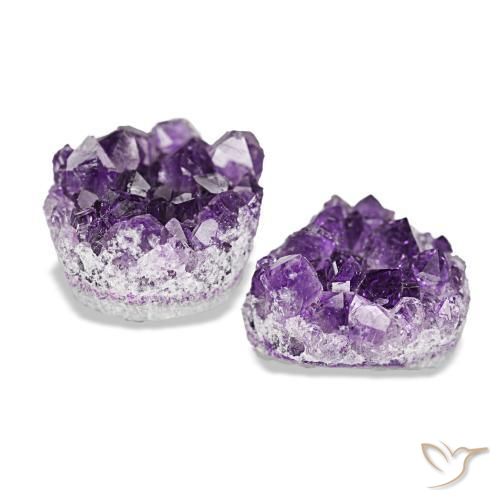 Achetez naturel 15,65ct violet druse d'améthyste gems, forme fantaisie, en provenance brésil chez gemselect. en stock, livraison internationale!
