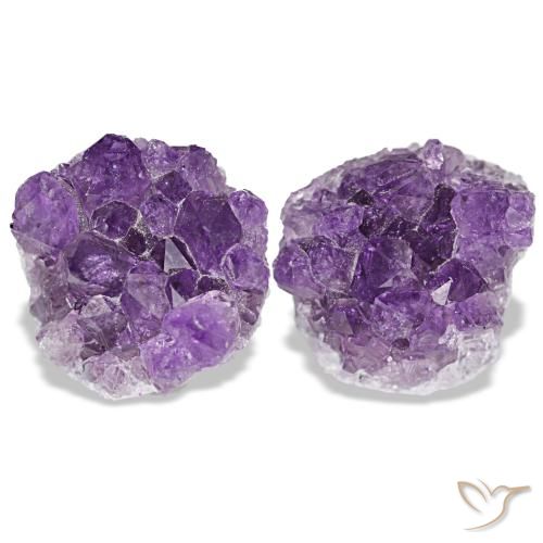 Druse d'améthyste violet de 14,77 ct, fantaisie, opaque
