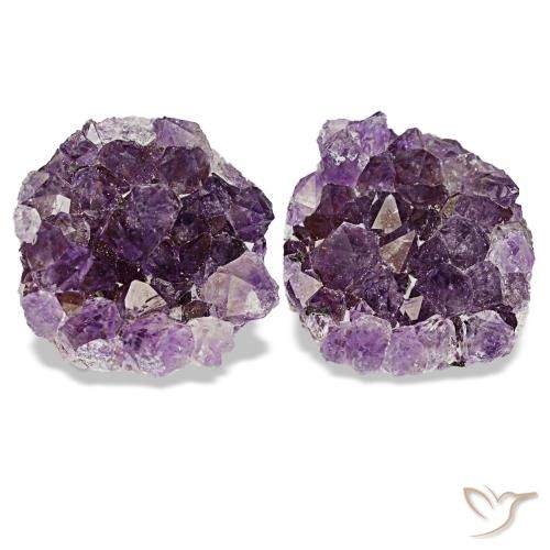 Druse d'améthyste violet de 15,01 ct, fantaisie, opaque