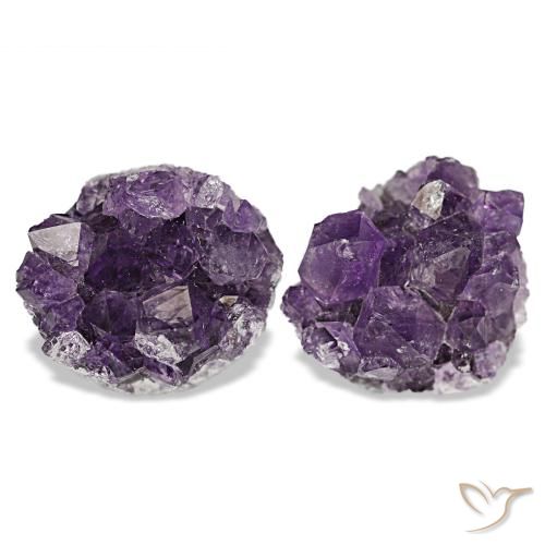 Druse d'améthyste violet de 23,60 ct, fantaisie, opaque