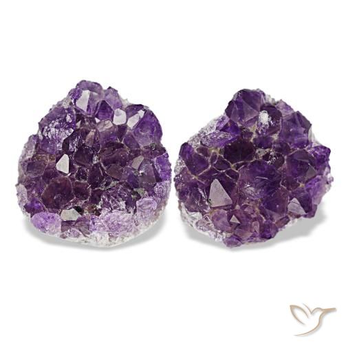 Druse d'améthyste violet de 14,07 ct, fantaisie, opaque
