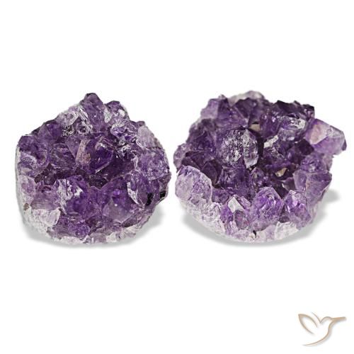 Achetez naturel 21,44ct violet druse d'améthyste gems, forme fantaisie, en provenance brésil chez gemselect. en stock, livraison internationale!