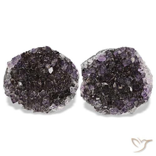 Achetez naturel 15,02ct violet druse d'améthyste gems, forme fantaisie, en provenance brésil chez gemselect. en stock, livraison internationale!