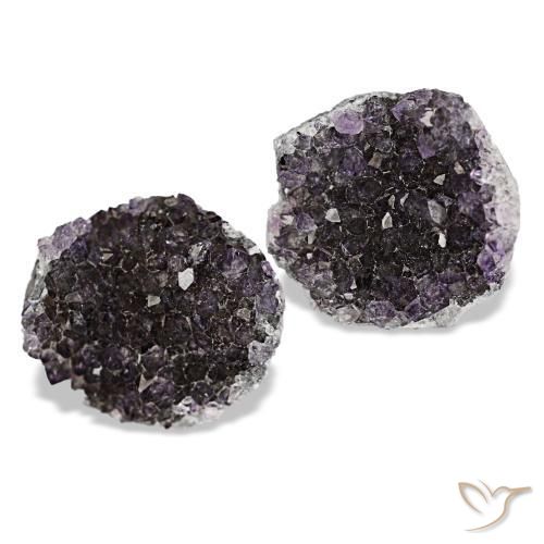 Achetez naturel 15,02ct violet druse d'améthyste gems, forme fantaisie, en provenance brésil chez gemselect. en stock, livraison internationale!