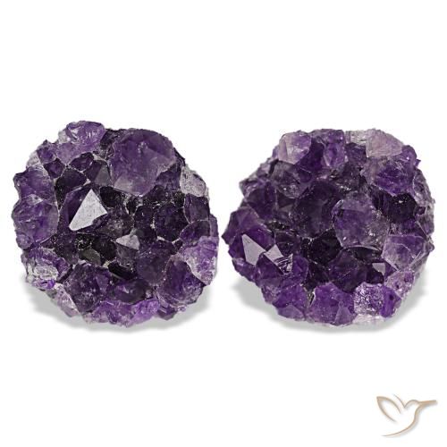 Druse d'améthyste violet de 20,85 ct, fantaisie, opaque