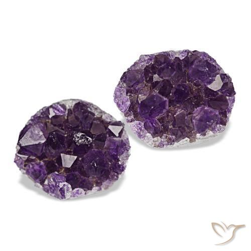Achetez naturel 13,49ct violet druse d'améthyste gems, forme fantaisie, en provenance brésil chez gemselect. en stock, livraison internationale!