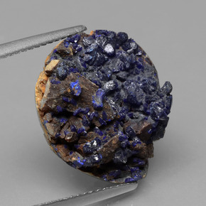 Druzy Azurite Bleu naturelle Forme fantaisie, 10.15 ct, Opaque