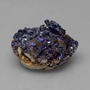 Druzy Azurite Bleu naturelle Forme fantaisie, 10.15 ct, Opaque