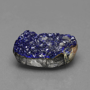 Druzy Azurite Bleu naturelle Forme fantaisie, 20.43 ct, Opaque
