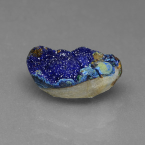 Druzy Azurite Bleu naturelle Forme fantaisie, 1.80 ct, Opaque