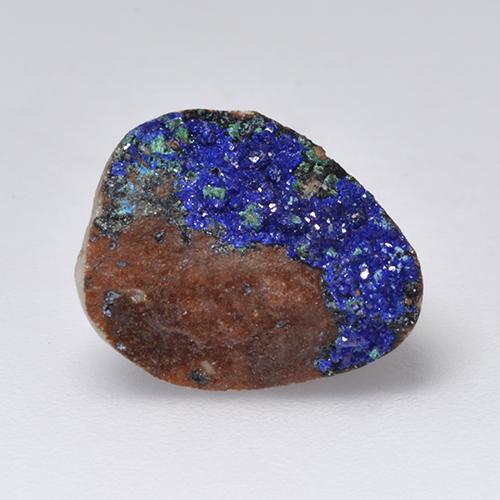 Druzy Azurite Bleu marine profond naturelle Forme fantaisie, 4.71 ct, Opaque