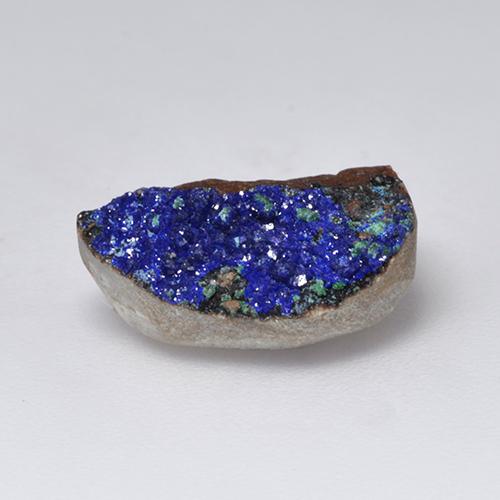 Druzy Azurite Bleu marine profond naturelle Forme fantaisie, 4.71 ct, Opaque