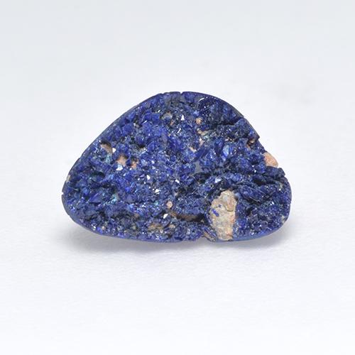 Druzy Azurite Bleu marine profond naturelle Forme fantaisie, 2.24 ct, Opaque