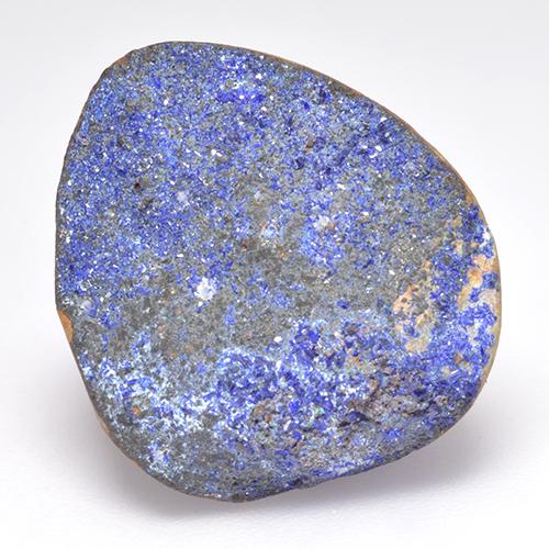 Druse d'azurite bleu naturelle forme fantaisie, 14,10 ct, opaque