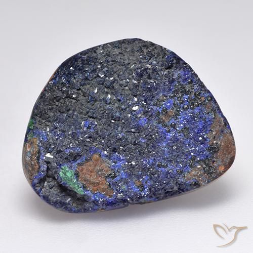 Druzy Azurite Bleu marine profond naturelle Fantaisie, 16.02 ct, Opaque