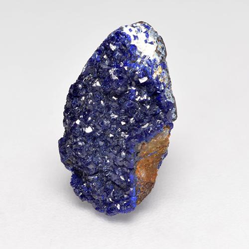 Druzy Azurite Bleu marine profond naturelle Forme fantaisie, 3.51 ct, Opaque