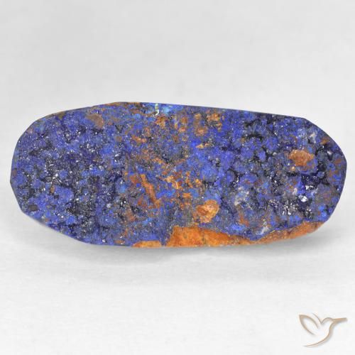 11.21ct Naturel Bleu marine profond Druzy Azurite, ovale, Opaque