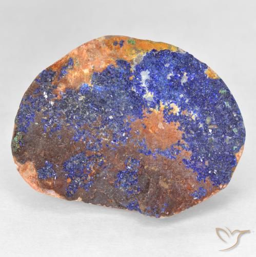 26.40ct Naturel Bleu marine profond Druzy Azurite, Fantaisie, Opaque