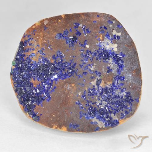 19.67ct Naturel Bleu marine profond Druzy Azurite, Fantaisie, Opaque
