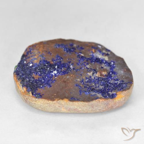 Druzy Azurite Bleu marine profond naturelle Fantaisie, 19.67 ct, Opaque