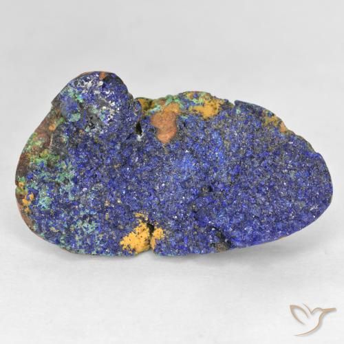 Druzy Azurite Bleu marine profond naturelle Forme fantaisie, 10.45 ct, Opaque
