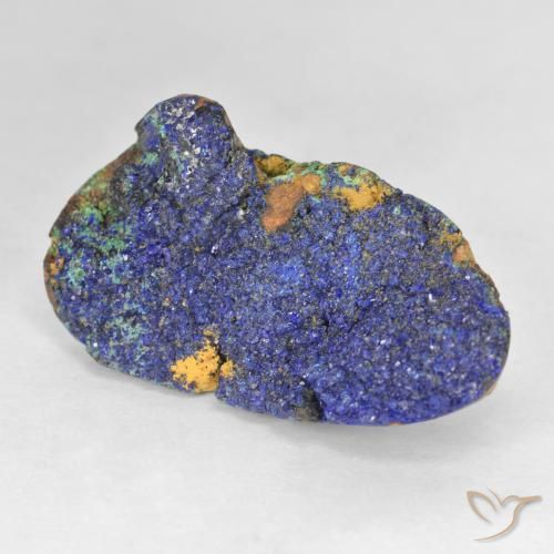 Druzy Azurite Bleu marine profond naturelle Forme fantaisie, 10.45 ct, Opaque
