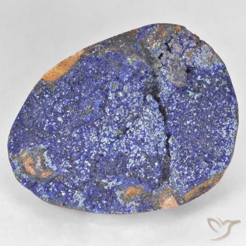 25.88ct Naturel Bleu marine profond Druzy Azurite, Fantaisie, Opaque