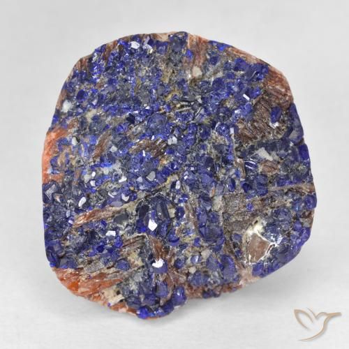 23.14ct Naturel Bleu marine profond Druzy Azurite, Fantaisie, Opaque