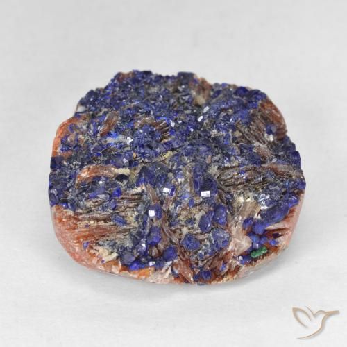 Druzy Azurite Bleu marine profond naturelle Fantaisie, 23.14 ct, Opaque