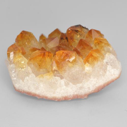 Druse de citrine doré naturelle forme fantaisie, 35,79 ct, opaque