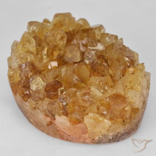 Druzy Citrine Brun doré naturelle Fantaisie, 64.51 ct, Opaque