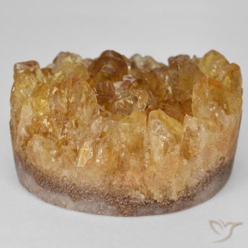 Druzy Citrine Brun doré naturelle Fantaisie, 64.51 ct, Opaque