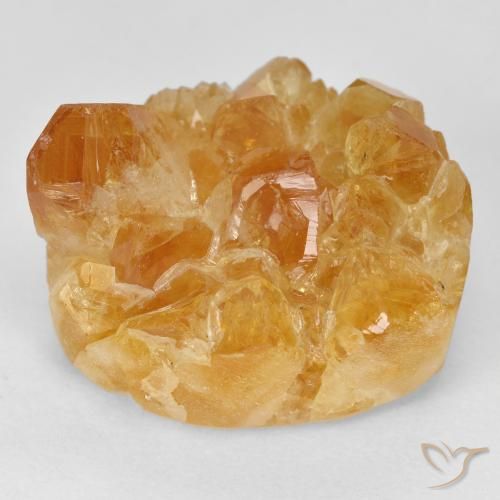 26.38ct Naturel Miel Orange Druzy Citrine, Fantaisie, Opaque