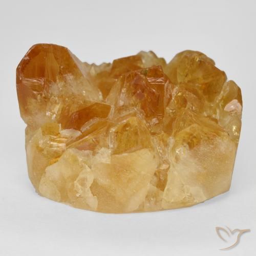 Druzy Citrine Miel Orange naturelle Fantaisie, 26.38 ct, Opaque