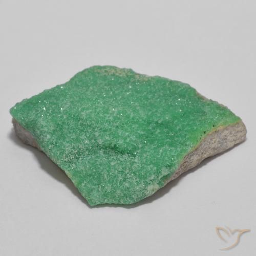 Variscite druzy Vert moyen naturelle Fantaisie, 16.01 ct, Opaque