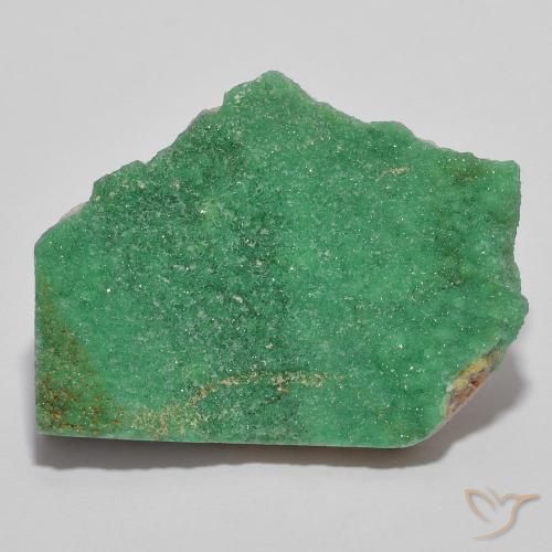 Druse de variscite vert naturelle forme fantaisie, 11,67 ct, opaque