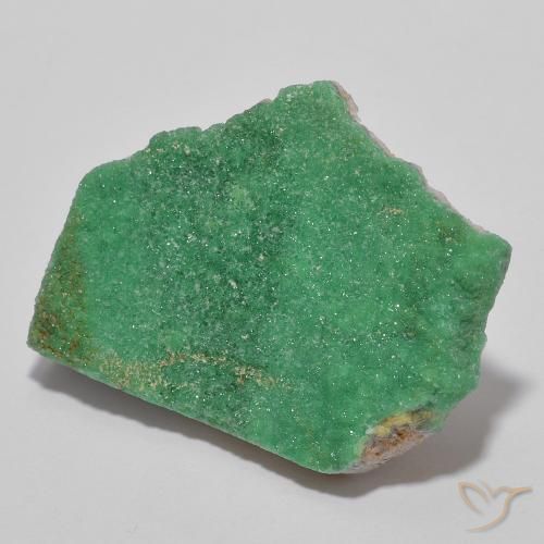 Druse de variscite vert naturelle forme fantaisie, 11,67 ct, opaque