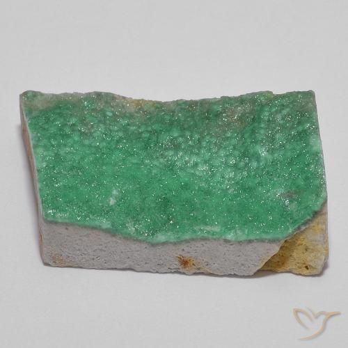 Variscite druzy Vert moyen naturelle Fantaisie, 13.53 ct, Opaque