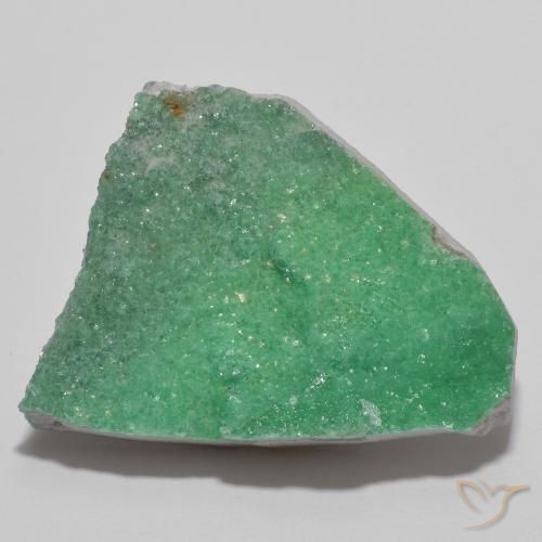 13.63ct Naturel Vert moyen Druzy Variscite, Fantaisie, Opaque