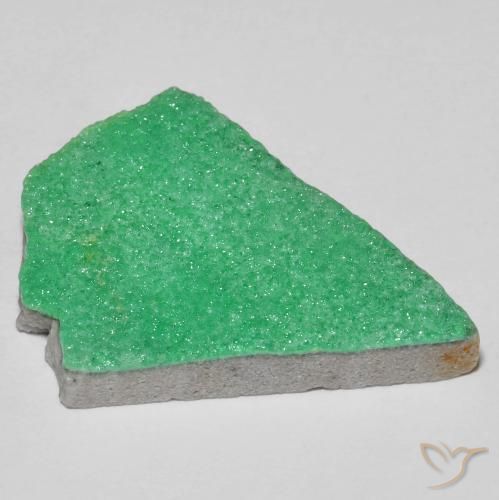 Druzy Variscite Vert moyen naturelle Fantaisie, 10.24 ct, Opaque